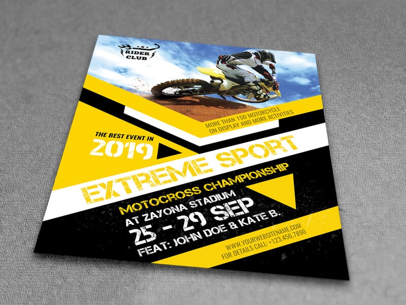 Extreme Sport Flyer Template