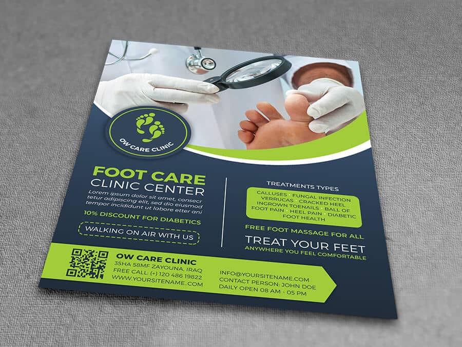 Foot Care Flyer Template