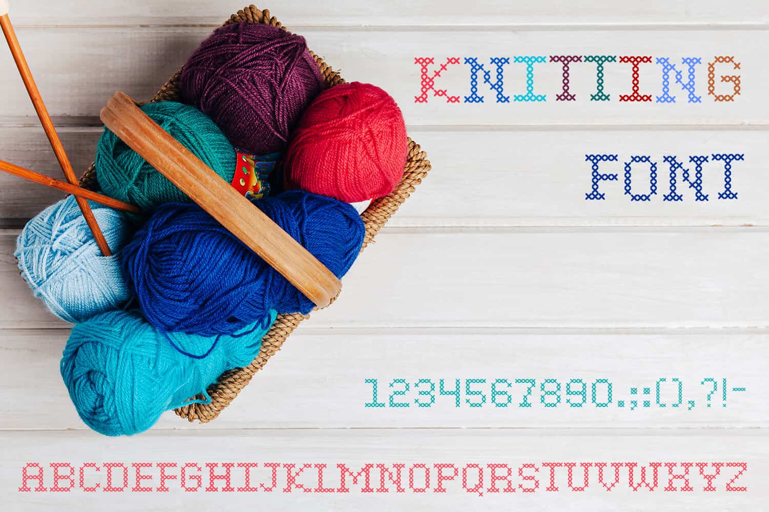 Knitting Font