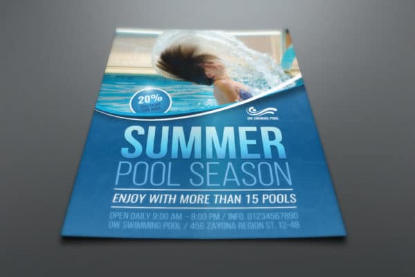 Swimming Pool Flyer Template