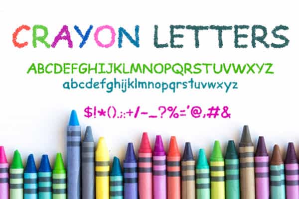 Crayon Letters Font