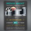Movie Night Movie Time Flyer Template