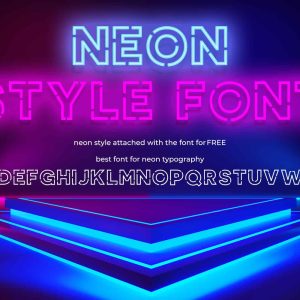 Neon Style Font