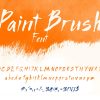 Paint Brush Font