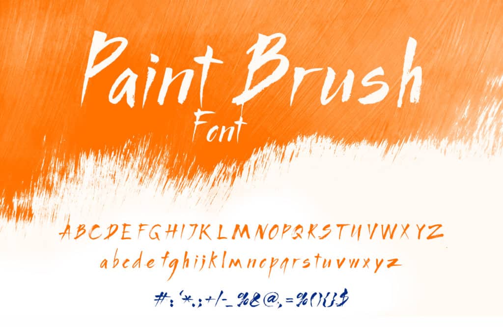 Paint Brush Font | Worth to Buy | Worth to Buy