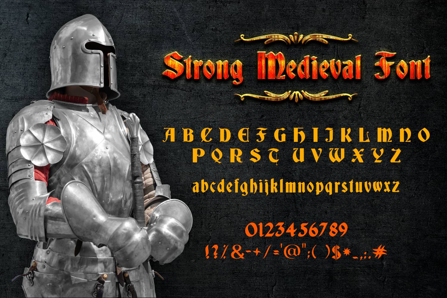 Strong Medieval Font