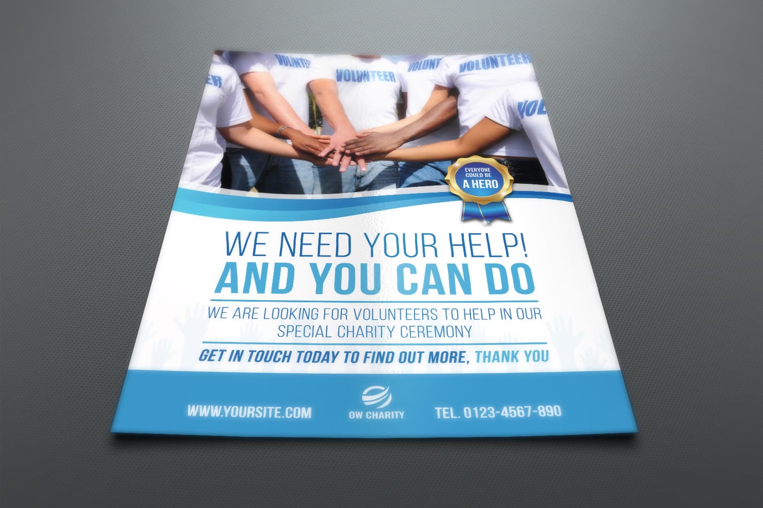 Volunteer Charity Flyer Template  Worth to Buy  Worth to Buy Throughout Volunteer Flyer Template Free