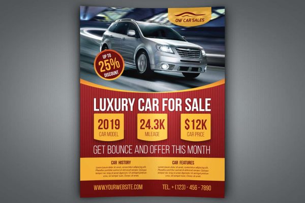 Car for Sale Flyer Template