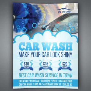 Car Wash Flyer Template