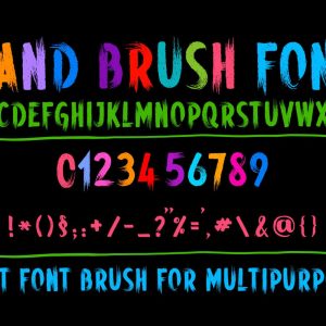 Hand Brush Font