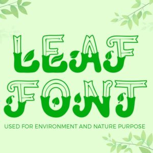 Leaf Font