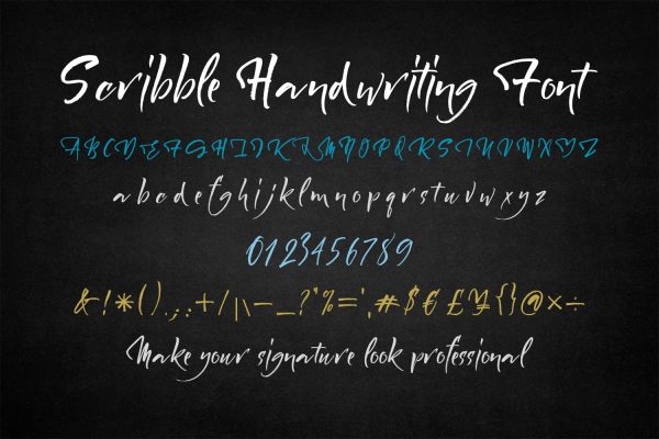 Scribble Handwriting Font