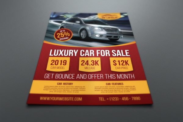 Car for Sale Flyer Template