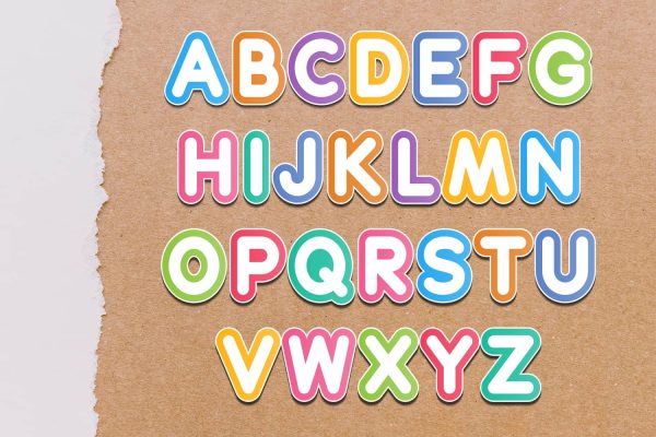 Sticker Alphabetical Font