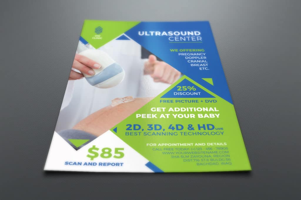 Ultrasound Clinic Flyer Template | Worth to Buy |Worth to Buy