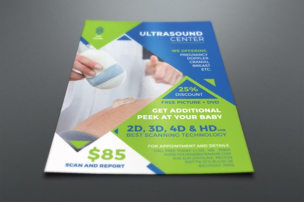Ultrasound Clinic Flyer Template