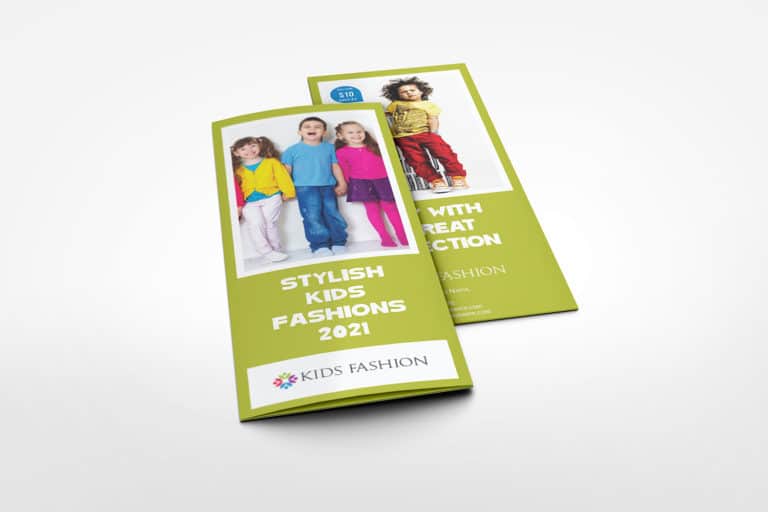 Kids Fashion Products Catalog Template Worth to Buy
