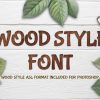 Wood Style Font