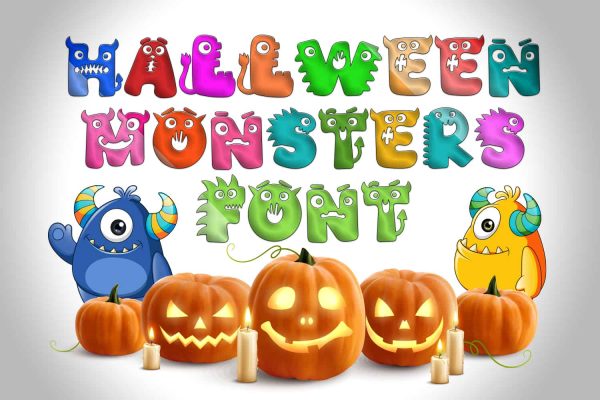 Halloween Monsters Font