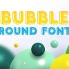 Bubble Round Font
