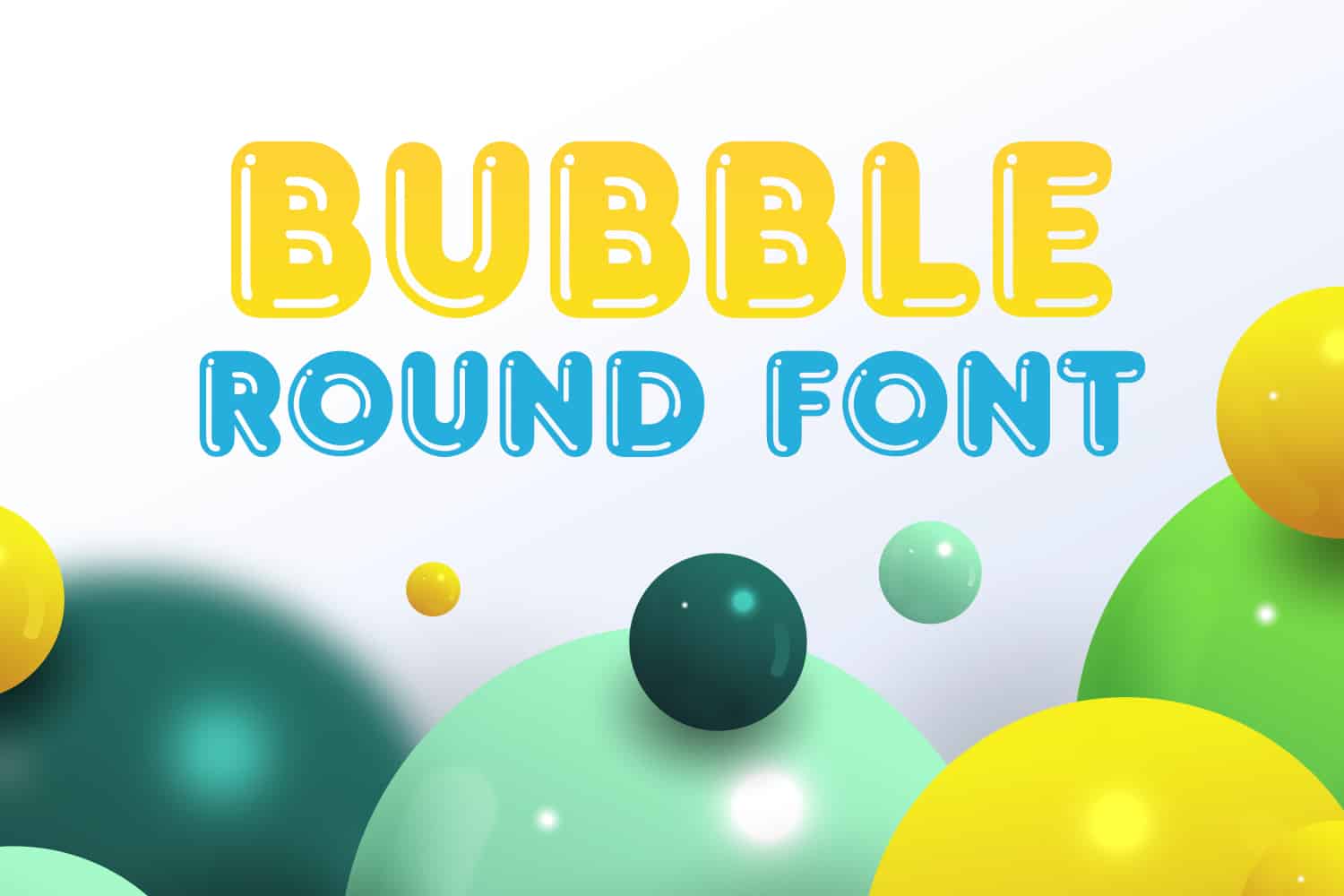 Bubble Round Font