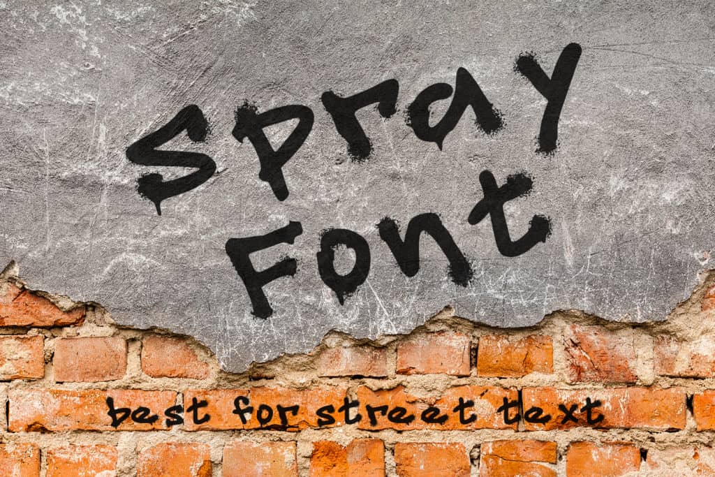 Spray font worth to buy