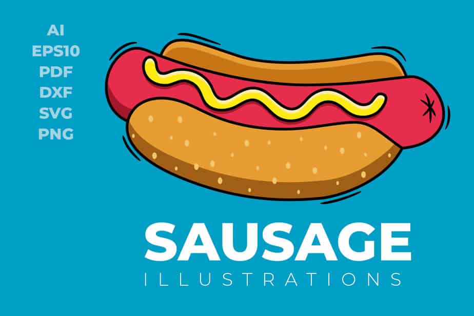 Sausage Illustrations